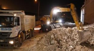 Haliliye’de gece mesaisi