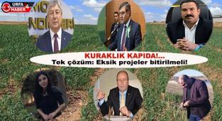 Şanlıurfa'da kuraklık çanları çalıyor!