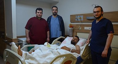 Ayak parmağı eline dikildi