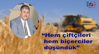Biçerdöver biçim ücretlerini açıklandı