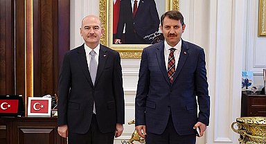 Vali Ayhan, Bakan Soylu ile görüştü