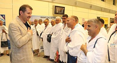 Şanlıurfa'da hacı kafilesi yola çıktı