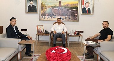 Başkan Eyyüpoğlu, Vali Ayhan'ı ziyaret etti