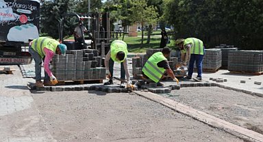 Haliliye'de üst yapı çalışmaları sürüyor!
