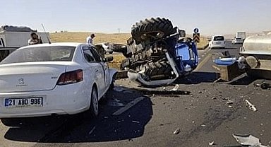 Hilvan kırsalında kaza!