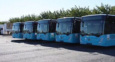 Yeni otobüsler kente gelmeye başladı
