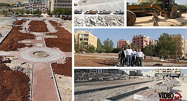 Eyyübiye'de park ve yol yapım çalışmaları sürüyor!