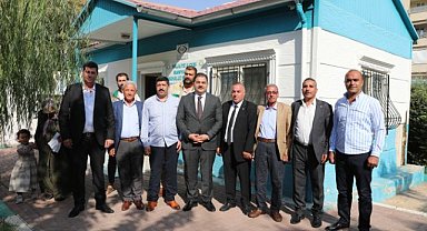 Başkan Canpolat muhtarları ziyaret etti