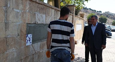 Bediüzzaman mezarlığında çevre düzenlemesi