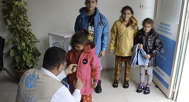 Beşir Derneğinden çocukları ısıtan yardım!