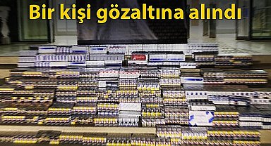 Çok sayıda kaçak sigara ele geçirildi