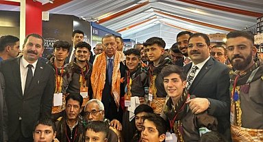 Cumhurbaşkanı Haliliye standında!