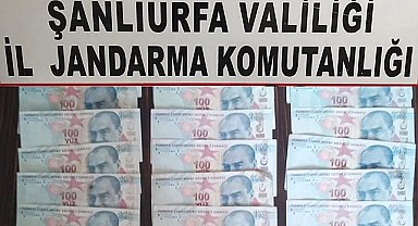 Şanlıurfa'da sahte para ele geçirildi