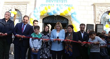 Haliliye’da okuma salonu törenle açıldı