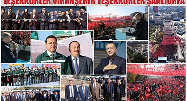 Başkan Ekinci’den teşekkür 