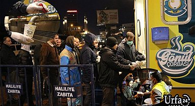 Haliliye'de gönülleri ısıtan çorba!