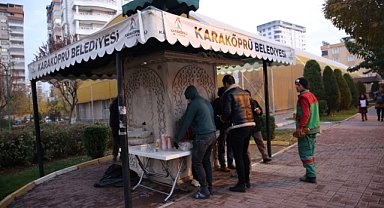 Karaköprü’de ikram çorbasında sıcak çorba akıyor