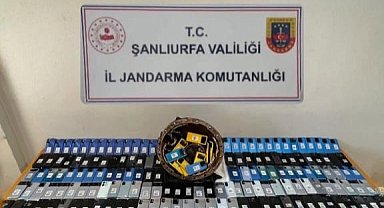 Şanlıurfa’da 265 adet kaçak cep telefonu ele geçirildi
