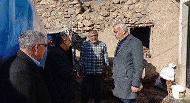 Başkan Bayık, depremzedelerle bir araya geldi