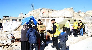 Haliliye’de kumanya dağıtımları devam ediyor
