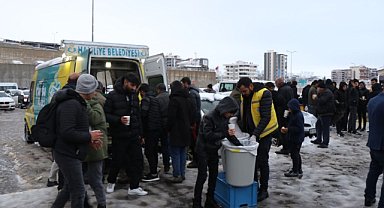 Haliliye’nin karla etin mücadelesi!