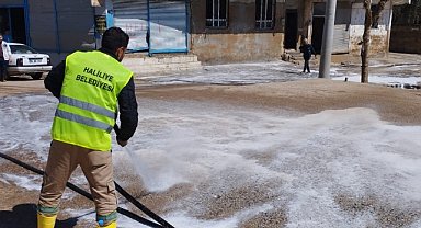 Haliliye’de temizlik çalışmaları sürüyor!