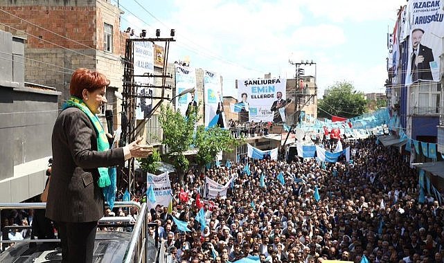 Akşener, Urfada'da tarımsal sulamaya dikat çekti