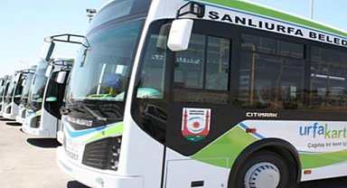 Şanlıurfa'da şehir içi otobüsleri bayramda ücretsiz