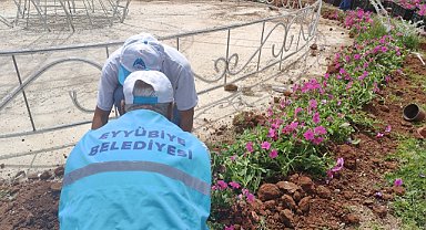 Eyyübiye’de parklar güzelleşiyor