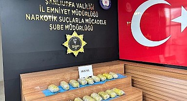 Şanlıurfa’da yüklü miktarda uyuşturucu ele geçirildi