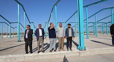 Başkan Ekinci, Hayvan pazarında yapılan çalışmaları inceledi