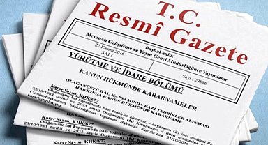 Atama kararları Resmi Gazete'de!