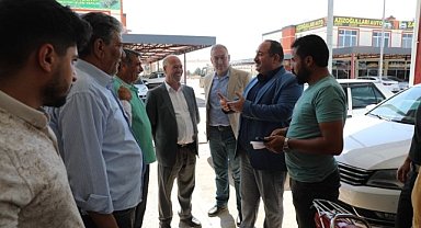 Başkan Ekinci, oto galericiler sitesini ziyaret etti