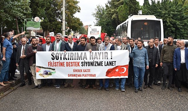 Şanlıurfa'da 'Büyük Filistin Yürüyüşü' düzenlendi