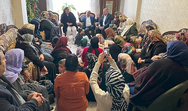 Nihat Çiftçi kapı kapı sorunları dinliyor, çözüm sunuyor