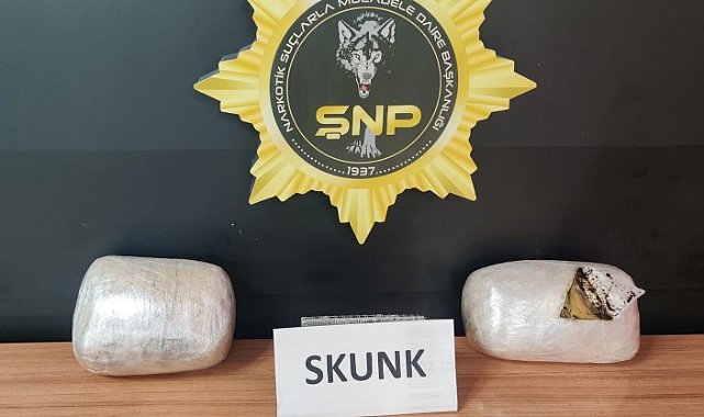 Şanlıurfa'da 4 kilo skunk ele geçirildi