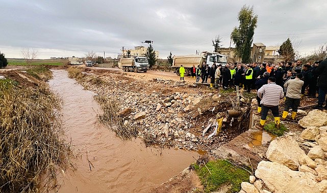 Vali Şıldak, taşkından etkilenen kırsal bölgeleri inceledi