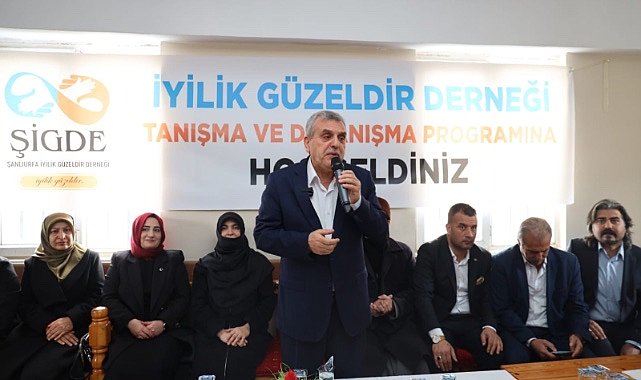 Zeynel Başkan’a bir destekte İyilik Güzeldir Derneği’den