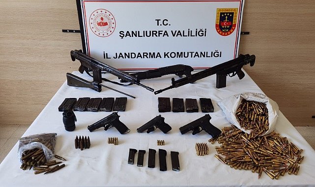 Şanlıurfa’da onlarca kaçak silah ele geçirildi!