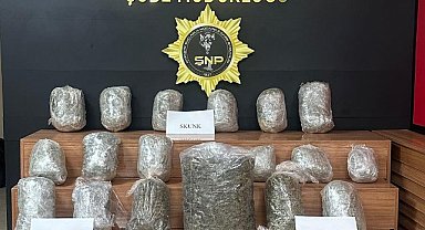 Şanlıurfa'da 22 kilo uyuşturucu madde ele geçirildi