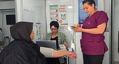 Eyyübiye Belediyesi mobil sağlık tarama aracı görevde