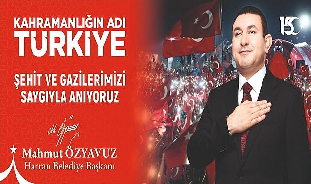 Başkan Özyavuz'un 15 Temmuz mesajı