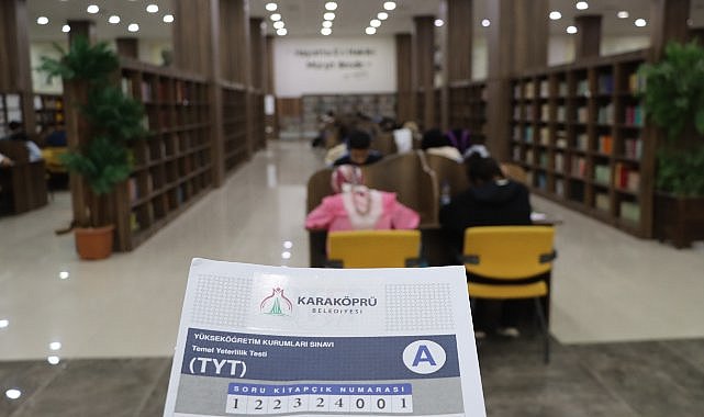 Karaköprü'de öğrencilere YKS desteği!