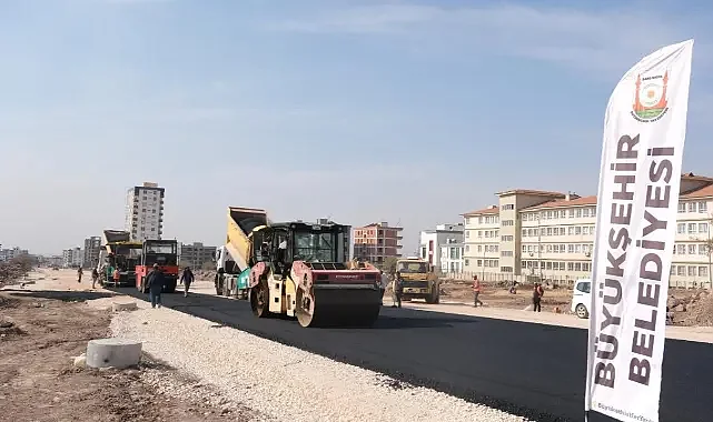 Siverek’te çevre yolu projesinin yapımı sürüyor