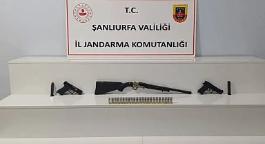 Şanlıurfa’da ruhsatsız silah operasyonu