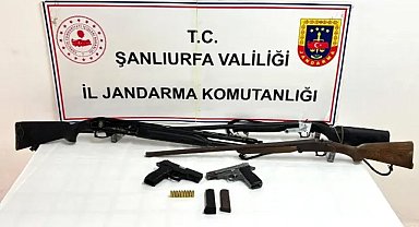 Şanlıurfa'da ruhsatsız silah operasyonu